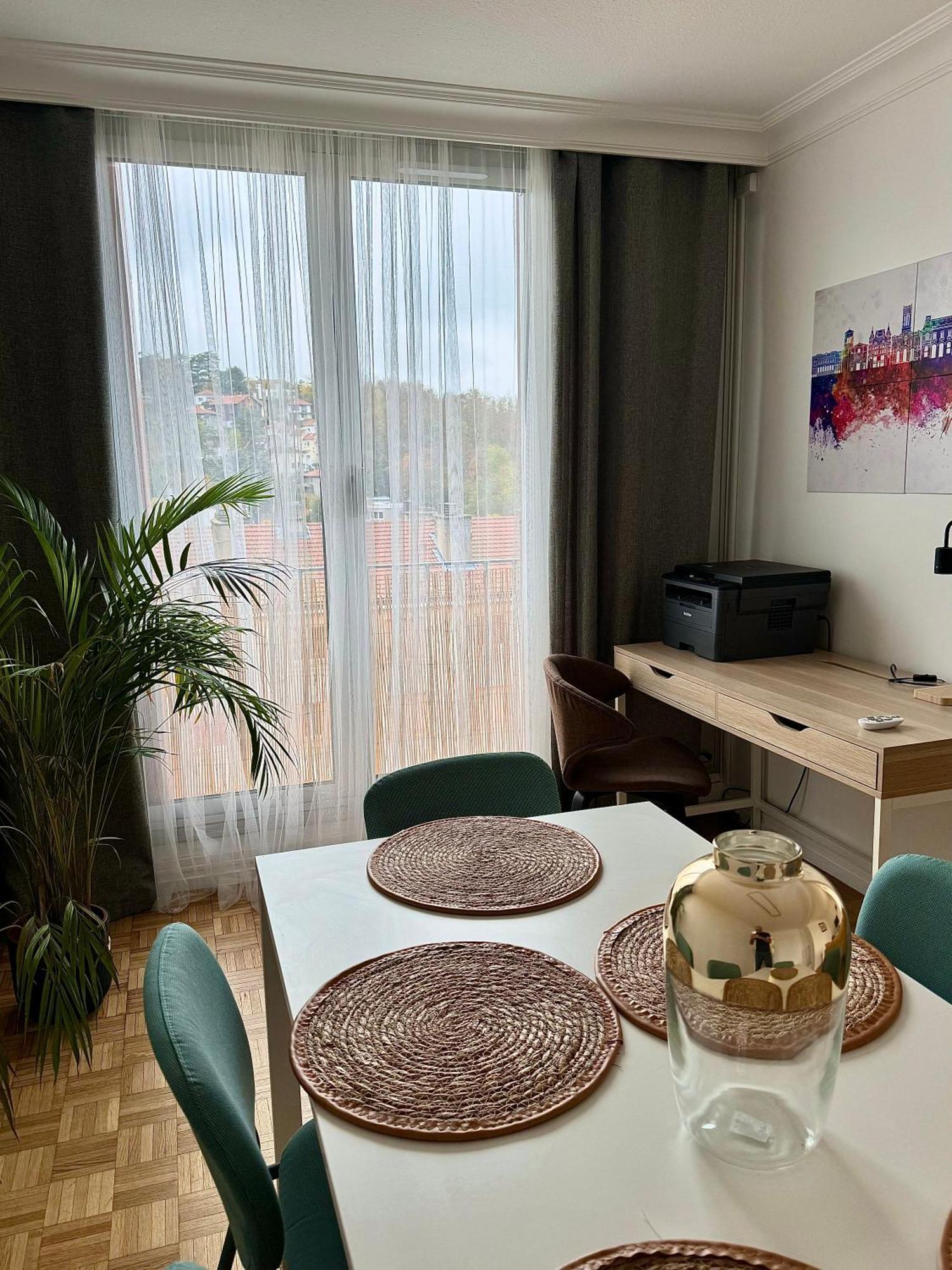 Bergson Top: Spacious Renovated Apartment with Balcony and Panoramic Views Saint-Etienne  Exterior photo