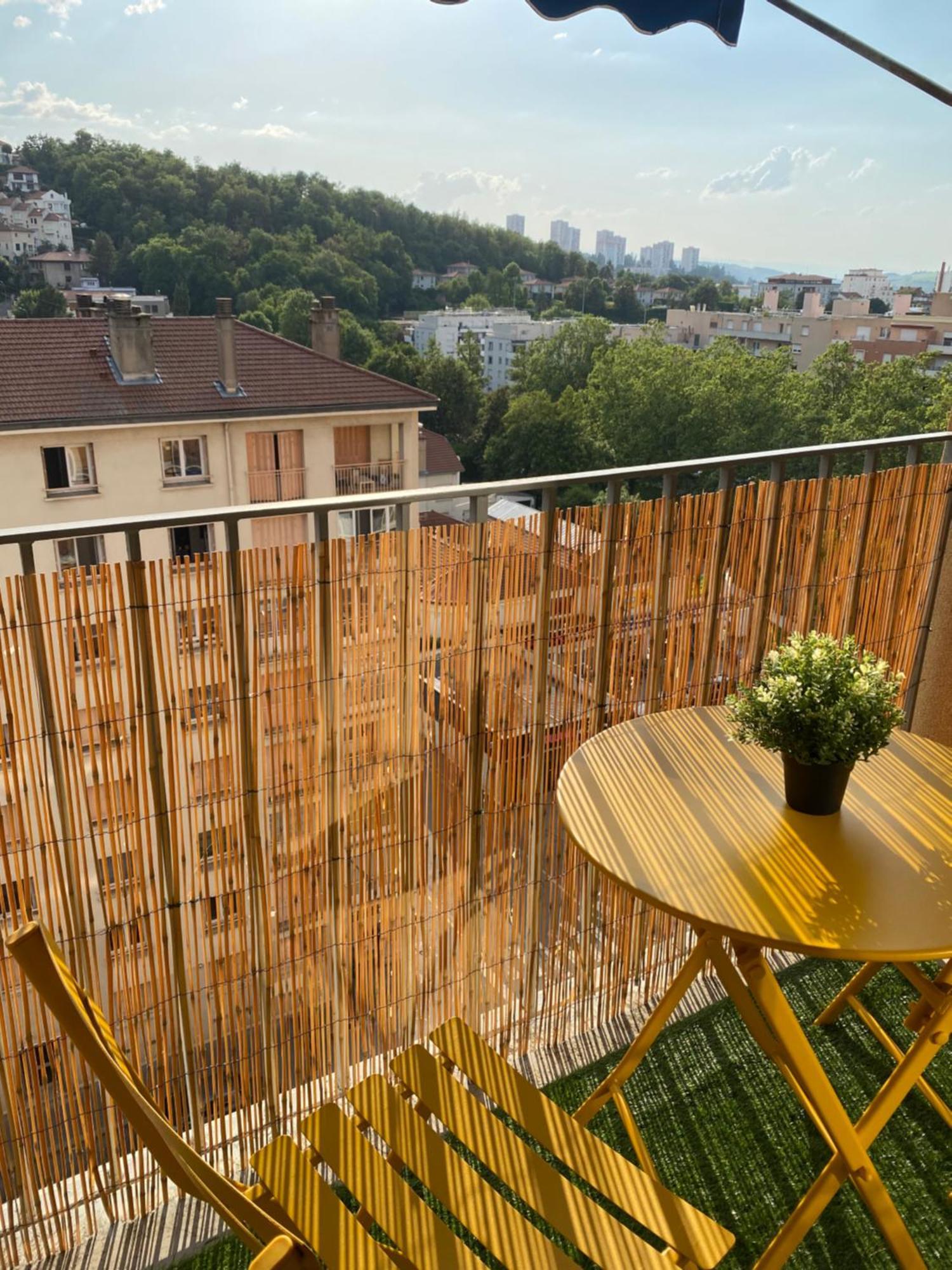 Bergson Top: Spacious Renovated Apartment with Balcony and Panoramic Views Saint-Etienne  Exterior photo